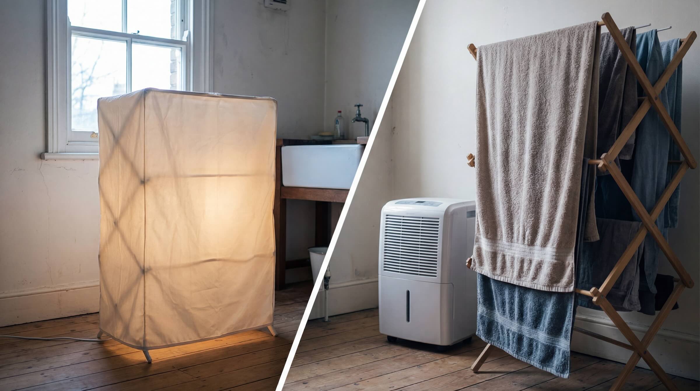 Dehumidifier vs Heated Clothes Airer — Which Wins for UK Winter?